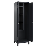 Artikelbild 1 für CP Putzmittelschrank Classic Plus 080110-00 S10033 anthrazitgrau 60,0 x 50,0 x 195,0 cm, aufgebaut, Artikelnummer 175634