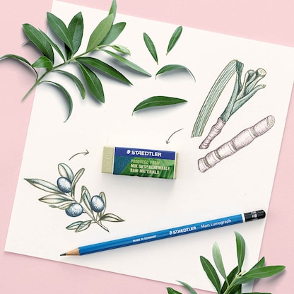 Artikelbild 3 für STAEDTLER Radiergummi 526 83 grün, 1 St., Artikelnummer 464269