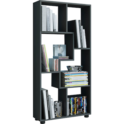 Artikelbild 7 für VCM my home Bücherregal Blina schwarz 60,0 x 20,0 x 119,0 cm, Artikelnummer 518064