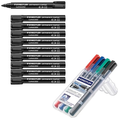Artikelbild 2 für STAEDTLER Lumocolor Permanentmarker schwarz 2,0 mm, 1 Set, Artikelnummer 295618