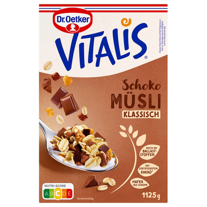 Artikelbild 11 für Dr. Oetker Vitalis Schoko Müsli 1,125 kg, Artikelnummer 559052