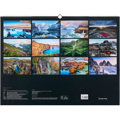 Artikelbild 14 für KUNTH Monats-Wandkalender Farben der Erde - Europa 2026, Artikelnummer 575686