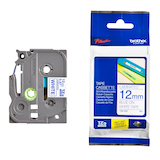 Artikelbild 1 für brother Schriftband TZe-233 TZE233, 12 mm blau auf weiß, Artikelnummer 653188