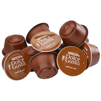 Artikelbild 3 für NESCAFÉ DOLCE GUSTO® CAFÉ AU LAIT Kaffeekapseln, Robustabohnen kräftig, 16 Portionen, Artikelnummer 616649