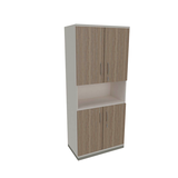 Artikelbild 1 für fm Regalschrank Sidney, 4260429769223 weiß, eiche natur 80,0 cm 44,2 cm, Artikelnummer 413437