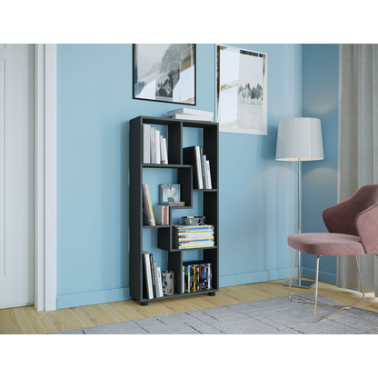 Artikelbild 3 für VCM my home Bücherregal Blina schwarz 60,0 x 20,0 x 119,0 cm, Artikelnummer 518064