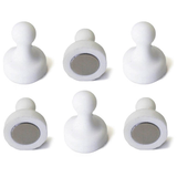 Artikelbild 1 für ALLboards Magnet weiß, Metall 1,9 x 2,5 cm, 6 St., Artikelnummer 503229
