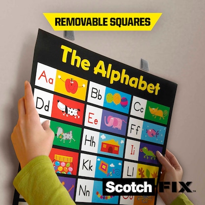 Artikelbild 3 für Scotch FIX™ REMOVABLE SQUARES doppelseitige Klebepads für max. 225,0 g 12,7 x 12,7 mm, 64 St., Artikelnummer 571168