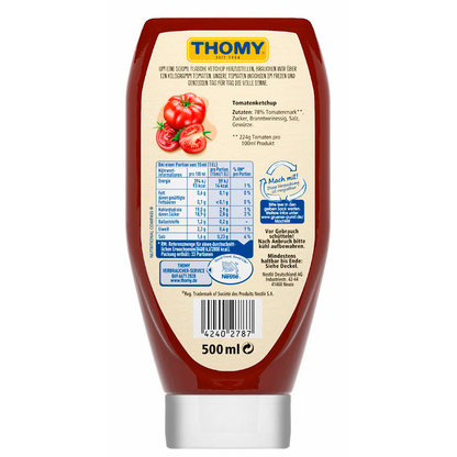 Artikelbild 2 für THOMY® Ketchup 500,0 ml, Artikelnummer 612501