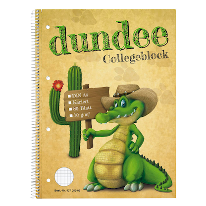 Artikelbild 2 für dundee Collegeblöcke kariert DIN A4 Innenrand, 5 Blöcke, Artikelnummer 437053