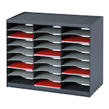 Artikelbild 1 für PAPERFLOW Sortierstation anthrazit mit 24 Fächer, Artikelnummer 484642