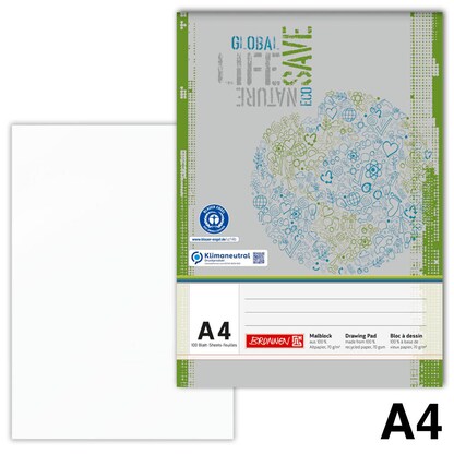 Artikelbild 20 für BRUNNEN Malblock Recycling DIN A4, Artikelnummer 163024