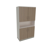 Artikelbild 1 für fm Regalschrank Sidney, 4260429769216 weiß, eiche natur 100,0 cm 44,2 cm, Artikelnummer 413457