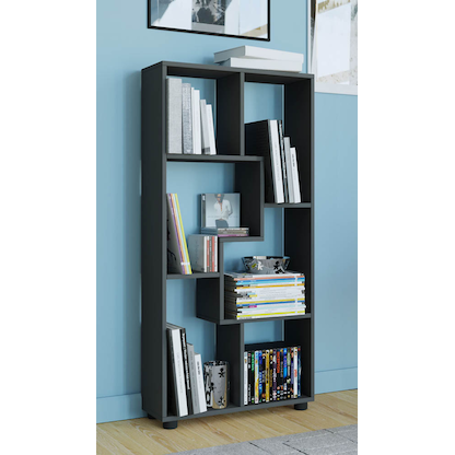 Artikelbild 4 für VCM my home Bücherregal Blina schwarz 60,0 x 20,0 x 119,0 cm, Artikelnummer 518064