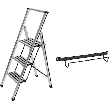 Artikelbild 22 für WENKO Klapptritt silber 3 Stufen, H: 119,0 cm, Artikelnummer 531357