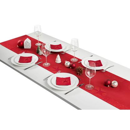 Artikelbild 3 für PAPSTAR Tischläufer Rising Star 88167 rot 40,0 cm x 24,0 m, Artikelnummer 932133
