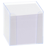 Artikelbild 1 für folia Zettelbox LUXBOX transparent inkl. 800 Notizzettel weiß, Artikelnummer 489361