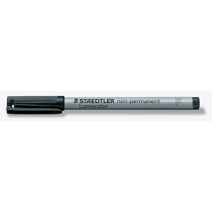 Artikelbild 3 für 10 STAEDTLER Lumocolor Folienstifte schwarz 0,6 mm non-permanent, Artikelnummer 147744