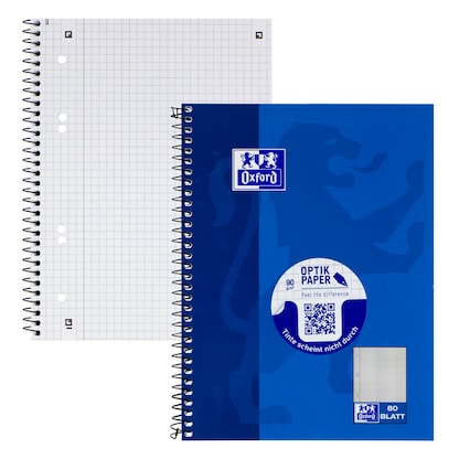 Artikelbild 15 für OXFORD Collegeblock Schule Kleinformat kariert DIN A5 Innenrand, 1 Block, Artikelnummer 820314