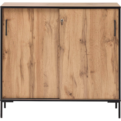 Artikelbild 6 für MÖBELPARTNER Schiebetürenschrank 2000, 701516 landhaus-eiche 2 Fachböden 100,1 x 41,0 x 96,6 cm, Artikelnummer 183964