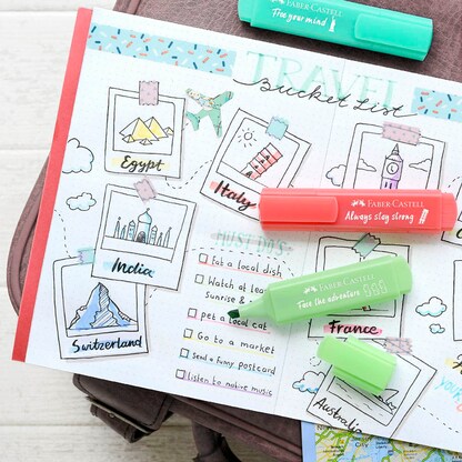 Artikelbild 4 für FABER-CASTELL TL 46 Pastell Textmarker farbsortiert, 4 St., Artikelnummer 370517