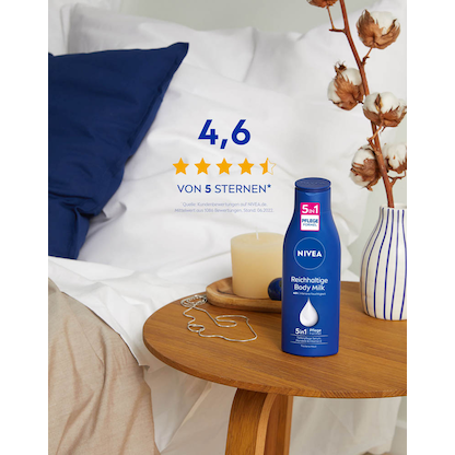 Artikelbild 5 für NIVEA Reichhaltige Body Milk Bodylotion 75,0 ml, Artikelnummer 579579