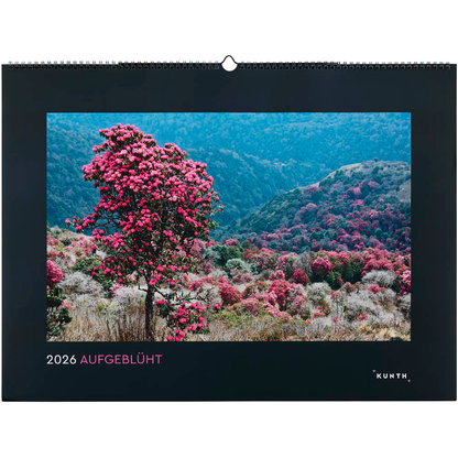 Artikelbild für KUNTH Monats-Wandkalender Aufgeblüht 2026, Artikelnummer 575847