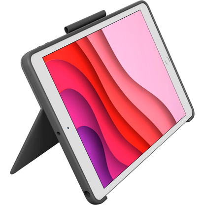 Artikelbild 3 für Logitech COMBO TOUCH Tablet-Tastatur schwarz geeignet für Apple iPad 7. Gen (2019), Apple iPad 8. Gen (2020), Apple iPad 9. Gen (2021), Artikelnummer 241937