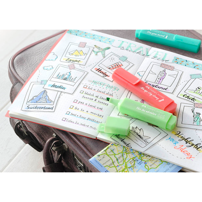 Artikelbild 5 für FABER-CASTELL TL 46 Pastell Textmarker farbsortiert, 4 St., Artikelnummer 370517