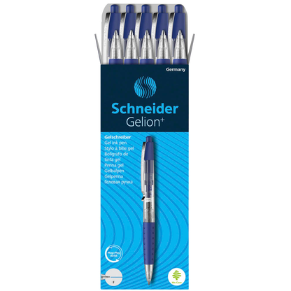 Artikelbild 3 für Schneider Gelion+ Gelschreiber blau/transparent 0,4 mm, Schreibfarbe: blau, 10 St., Artikelnummer 579813