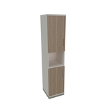 Artikelbild 1 für fm Regalschrank Sidney, 4260429769247 weiß, eiche natur 40,0 cm 44,2 cm, Artikelnummer 413482