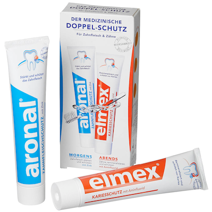 Artikelbild für aronal elmex Set Zahnpasta 2x 75 ml, Artikelnummer 421307