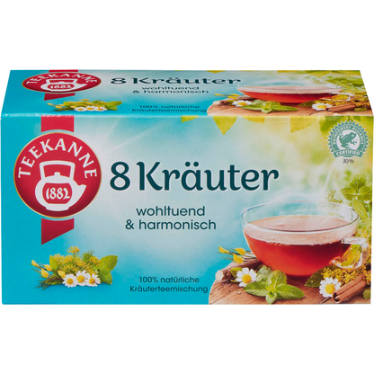 Artikelbild 3 für TEEKANNE 8 Kräuter Tee 20 Portionen, Artikelnummer 851261