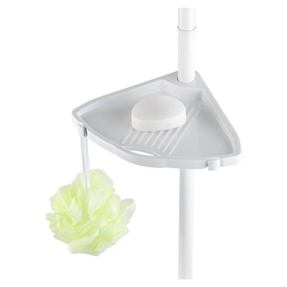 Artikelbild 4 für WENKO Teleskop-Duschregal Compact weiß 26,0 x 19,5 x 78,0-275,0 cm, Artikelnummer 804643