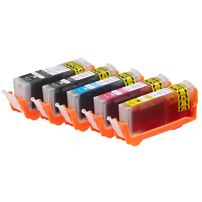 Artikelbild 3 für edding EDD-514 schwarz, cyan, magenta, gelb Druckerpatronen kompatibel zu Canon PGI-570XL/CLI-571XL BK/C/M/Y, 5er-Set, Artikelnummer 295061