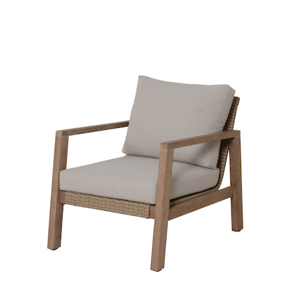 Artikelbild 10 für Garden Pleasure Loungegruppe SAN MATEO beige, braun Holz, 4-teilig, Artikelnummer 543961
