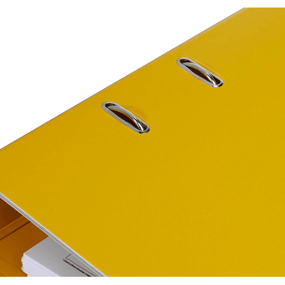 Artikelbild 3 für office discount Ordner gelb Kunststoff 8,0 cm DIN A4, Artikelnummer 501528