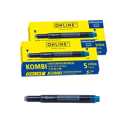 Artikelbild 2 für ONLINE® 17026 Tintenpatronen für Füller königsblau 20 St., Artikelnummer 283802