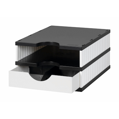 Artikelbild für styro Schubladenbox uno weiß 268-0102.0905S, DIN A4 mit 1 Schublade, Artikelnummer 380921