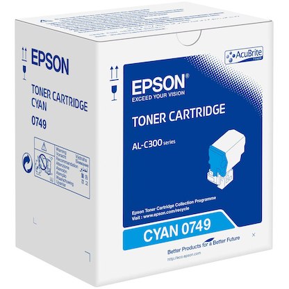 Artikelbild 2 für EPSON S050749 cyan Toner, Artikelnummer 856981