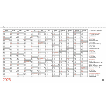 Artikelbild 3 für Heye Tischquerkalender Wochenplanung 2025, Artikelnummer 279319