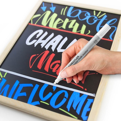 Artikelbild 5 für STAEDTLER Lumocolor chalk marker Kreidemarker farbsortiert 2,4 mm, 8 St., Artikelnummer 464246