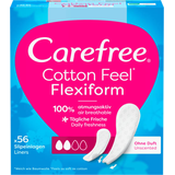 Artikelbild 1 für Carefree Slipeinlagen Cotton Feel Flexiform ohne Duft für Slip, 56 St., Artikelnummer 537577