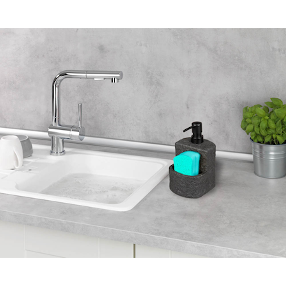 Artikelbild 6 für WENKO Seifenspender Festival 54667100 schwarz Beton 380,0 ml, Artikelnummer 807972