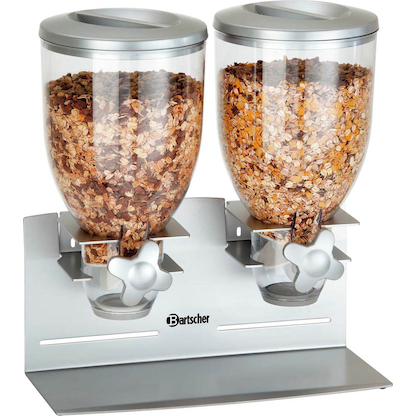 Artikelbild für Bartscher Müslispender silber 2 x 3,5 l, Artikelnummer 263636
