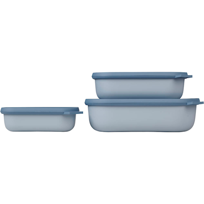 Artikelbild 2 für MEPAL Frischhaltedosen-Set Cirqula blau 0,5/1,0/2,0 l, 1 Set, Artikelnummer 891207