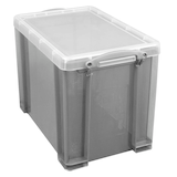 Artikelbild 1 für Really Useful Box Aufbewahrungsbox 19,0 l transparent, grau 39,5 x 25,5 x 29,0 cm, Artikelnummer 305452