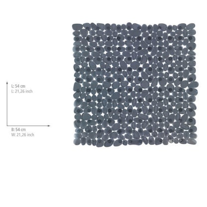 Artikelbild 2 für WENKO Duschmatte Paradise anthrazit 54,0 x 54,0 cm, Artikelnummer 802477