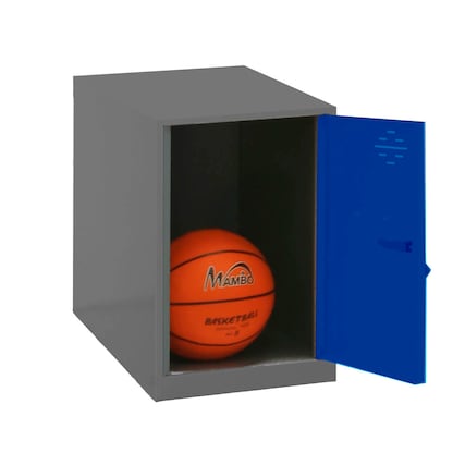 Artikelbild für Simonrack Spind SIMONLOCKER DISM anthrazit, blau 8425437117671, 1 Schließfach 40,0 x 50,0 x 47,5 cm, Artikelnummer 355366