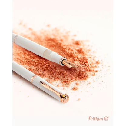Artikelbild 14 für Pelikan Souverän M600 Kolbenfüller weiß/rose-gold F (fein), Artikelnummer 688749